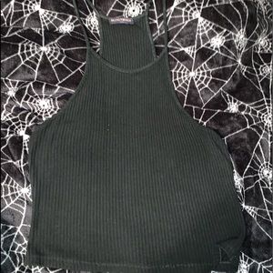 Black halter top